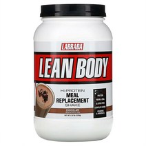 Labrada Nutrition 라브라다 뉴트리션 린 바디 하이 프로틴 밀 리플레이스 쉐이크 파우더 초콜릿 1120g