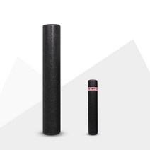 바디맵 EPP 하드 필라테스 요가 폼롤러 90cm 45cm 지름 15cm 8cm, 블랙