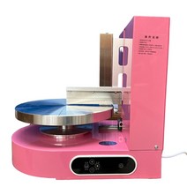 아이싱 기계 케이크 스텐 자동 크림 확산 코팅 충전 전기 빵 장식 스프레더 스무딩, [03] Pink, [01] 110V-240V, [04] AU