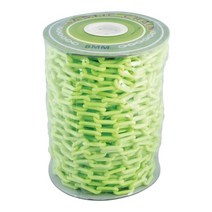 플라스틱 체인 사슬 주차금지 안전줄 황색 8mm 45m, ^선택:상품선택#, 1개