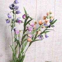 초롱꽃 캄파눌라 가지 조화(5type), E.화이트핑크 1p