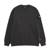 N224USW901 벨룩스 세미 오버핏 기모 맨투맨 CHARCO