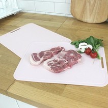 바보사랑 국산 클레버 인덱스 도마 대1개+소1개.올리오(무료배송), 아이L+핑크S