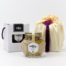 결혼식 회사 답례품 꿀 건화분, 건화분 250g(보자기 선물 포장)