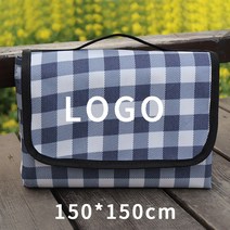 패브릭돗자리 옥스포드 천 찬합매트 주문제작 LOGO 야외 피크닉 방수매트 맟춤제작 네트 레드 체크 201235442, 블루 체크 150150cm 덮개 맟춤