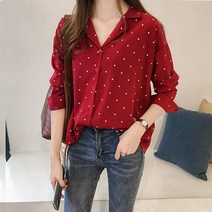 뉴 (D00-675) 어링 블라우스 리본 쉬폰 레이스 블라우스 프릴 차이나 하이넥셔츠 원피스형블라우스 데일리 편리