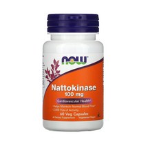 나우푸드 나토키나아제 100mg 베지 캡슐 60정 낫토 추출물, 1개
