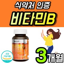 식약처 인증 프리미엄 비타민 C B 8종 영양제 바이타민BC 캐나다 직수입 메가 도스 비 타민 B50 물과함께 하루한번 맥스 고함량 고용량 고농축 비타민비 메가도스B 프리미엄, 90정 x 1개 (3개월)