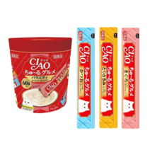 이나바 챠오 츄루 추루 고양이간식 추르 고양이 최애간식 (14g x 60p) 홈쇼핑 유투브 티비광고, 1세트