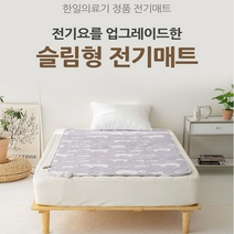 한일의료기 EMF 전자파 차단 도톰한 슬림 전기매트, 싱글
