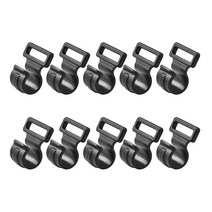 10pcs 텐트 바람 로프 클램프 스냅 후크 캠핑 Carabiner 버클 텐트 도구 다기능 스냅 후크 캠핑 장비, -중