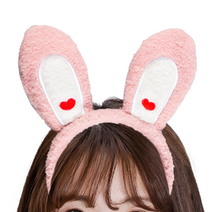 귀여운 래빗 토끼 머리띠 헤어띠 색상랜덤 파티 생일 축하 공연 응원