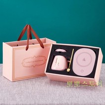 머그워머 보온컵매트 55도 가열기 자동항온 핫팩 컵받침 전기보온 받침대 물컵 따듯 Wstug 증정, 선택하세요, T01-그린색 중력 센서 컵받침 1개