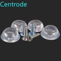 실리콘 패드 투명 발 패드 가구 네일 미끄럼 방지 패드 부드러운 고무 오목 개스킷 여기 의자 패드 17mm 20mm 20pcs