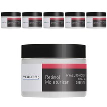 YEOUTH 레티놀 모이스처라이저, 6개, 60ml