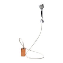 캠핑용 휴대용 샤워기 야외 이동식 샤워 목욕기, 3세대 샤워기 + 원버튼 수압 샤워기