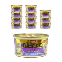 네코 골드 닭고기 치즈 고양이 사료, 85g, 60개