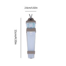 사냥 하이킹 사이클링용 식별 표시등 안전 점멸등 생존 신호등 두 가지 작동 모드, 한개옵션1, 01 red light