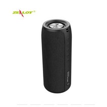 ZEALOT S51 무선 블루투스 스피커 FM 라디오 야외 휴대용 자전거, 블랙