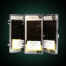 뷰티하이 래쉬넘버5 LASH No.5 벨벳래쉬 다크초코 J컬 JC컬 C컬 20줄 속눈썹연장 시술 재료, J컬 MIX, 0.10, 8~13mm