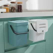 걸이 음쓰통 음식물 쓰레기통 냄새 안나는 거름통 3L 거름망 거치대 잔반통 음쓰 봉투 처리 싱크대 원룸 음식 가정용 씽크대 수거통 만능통 수거 용기 잔반 미니 찌꺼기 처리통