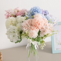 산토리니 파스텔 수국 알륨 부쉬Y 30cm, 핑크