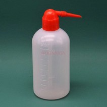 화학수업교구 원소모형 500ml 빨간 머리 플라스틱 짜기 병 불어 팔꿈치 씻어 린스 화학 실험 소모품