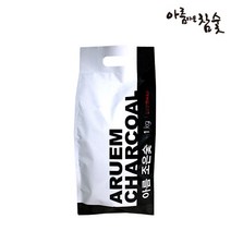 아름다운참숯 아름조은숯 / P00000CA / 참숯 두번구은숯 1kg, 1개