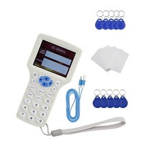 HOT-RFID 카드 리더 NFC 암호화 액세스 제어 라이터 UID 칩 듀플리케이터 스마트 키 10 주파수, 01 파란