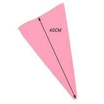 계량 1-4pcs 주방 가제 크림 과자 가방 베이킹 액세서리 diy 케이크 장식 식품 학년 evatpu 재사용 가능한 배관, 1pc 핑크 16inch
