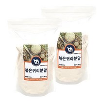 캐나다 볶은 귀리 오트밀 가루 분말 500g, 2팩