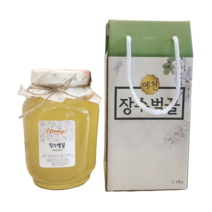 국내산 토종 아카시아 꿀 진짜 천연 벌꿀 1.2kg 1개, 장수: 아카시아꿀 1.2kg