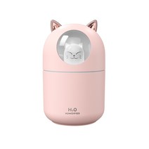 신형 가습기 귀여운 애완 동물 미니 가정용 소형 보습 아로마 테라피카, 핑크, 0205#