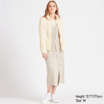 유니클로 WOMEN 플러피얀 후리스 풀짚재킷(긴팔) 20FW 428330/빅사이즈