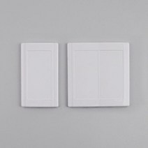 안쓰는 미사용 콘센트박스 커버 철물공구 수공구 5개, 2개용/2구