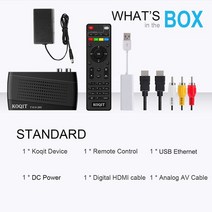 TV수신기 지상파안테나 공중파안테나 공청안테나 Vodool T10 DVB T2 튜너 DVBC H.265 HEVC 메인 10 2in1 원격 DVBT2 디코더 디지털 유럽 DVB-T, 03 T10 RJ45, 미국 플러그, 03 T10 RJ45_03 영국 플러그