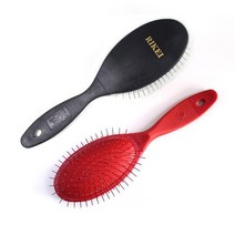 [리케이] 핀 브러쉬 마단스타일_검정 빨강_핀브러쉬, 상세설명 참조, 블랙/단일상품