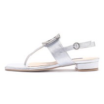 세라 세라직영 샌들 스퀘어솔 고트레더 스퀘어장식 1.5CM S22S411