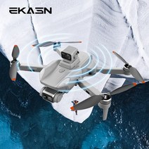 EKASN 접이식 드론 4K 듀얼 카메라 60분 비행시간(배터리 2개)+1200미터 비행거리+한글영어 설명서 LGK90 MAX입문용 드론, 회색