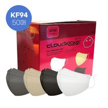 클라우드 새부리형 KF94 마스크 귀편한 마스크 대형 50매
