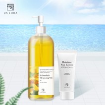 어스로하 대용량 카렌듈라 클렌징 오일 썬 로션 50ml 세트, 단품