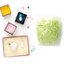 종이 스타핑 선물 속포장지 쵸핑 완충제 그린 약20g - 2022975EA, 본상품선택