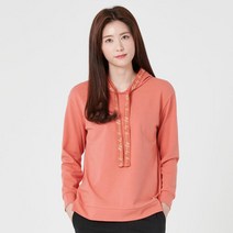 [지센] 레터링 후드 티셔츠 LSTSM273_PE