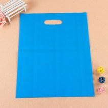 소기업용 맞춤형 쇼핑백 맞춤형 플라스틱 가방 맞춤형 인쇄 플라스틱 가방 팩 추가 인쇄 요금, 20x30cm  100PCS+Blue
