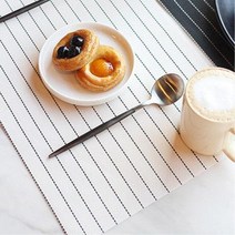 홈카페 모던 식탁매트 손님초대상 레스토랑 식탁청소 신혼부부 감성식탁 밥상매트, 선택_블랙