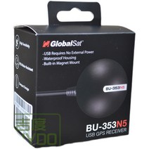 GlobalSat BU-353N5 USB GPS 수신기 노트북 USB GPS 수신기 GNSS, 한개옵션0