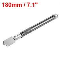 8mm-12mm 유리 커터 다이아몬드 헤드 스틸 날 블레이드 절단 도구 연필 스타일 오일 피드 검정색 핸들 180m, 한개옵션0