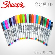 샤피 유성 네임펜 울트라파인팁 0.3mm 낱개, 1개, 블루