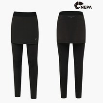 네파 여성 겨울 안쪽에 기모가 있는 원단을 사용하여 레깅스의 보온성을 업그레이드 한 스타일 스커트 레깅스 7H81623 SP
