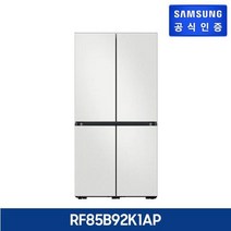 삼성 비스포크 냉장고 5도어 866L 글래스 [RF85B92K1AP], 글램 핑크+화이트